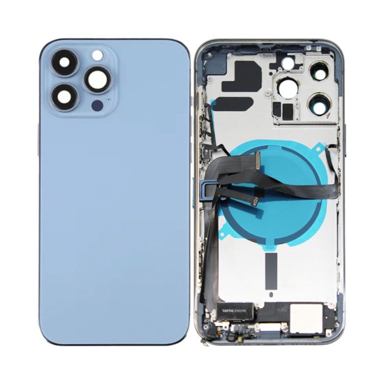 Tampa Traseira+Frame+Flex+Vibrator Apple iPhone 13 Pro Max Sierra Azul